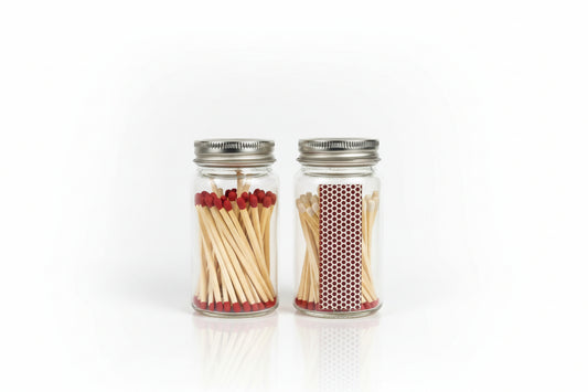 Glass Jar of Candle Matches- 50