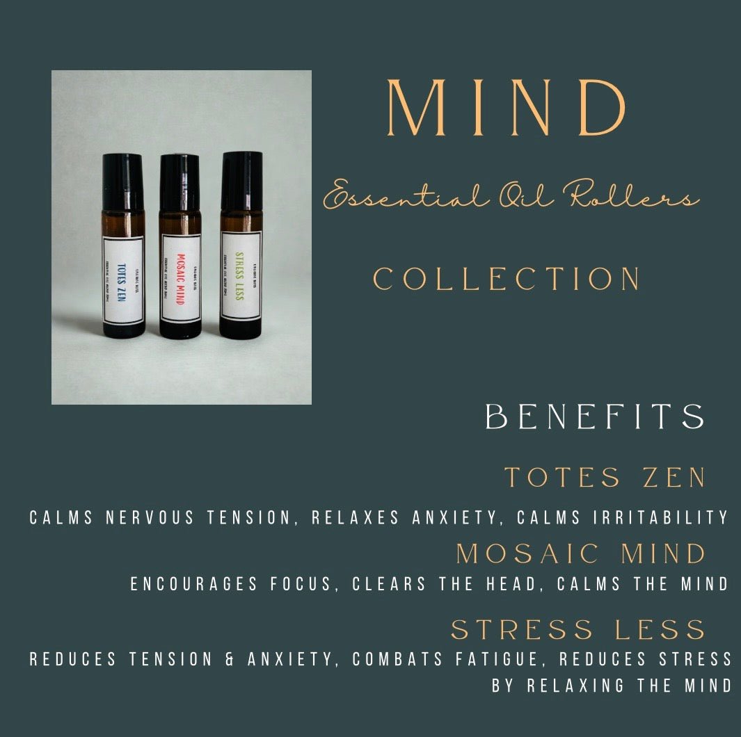 Mind Collection Essential Oil Rollers- Trio Pack
